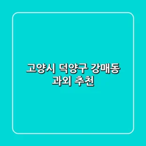 고양시 덕양구 강매동 과외 추천