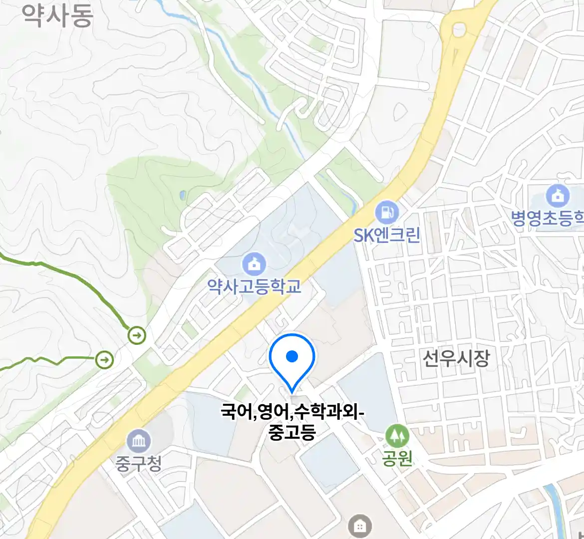 국어,영어,수학과외-중고등 위치