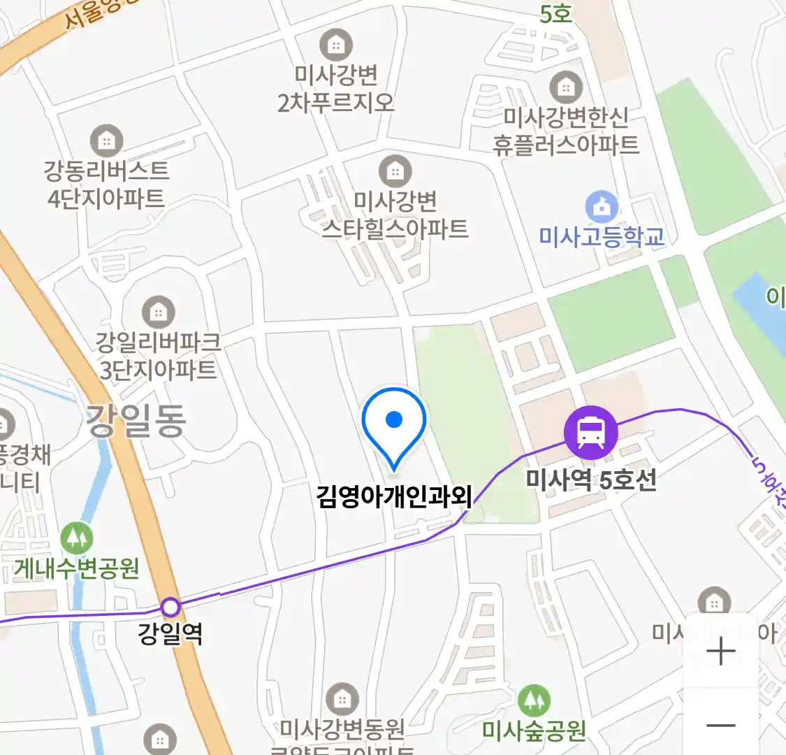 김영아개인과외 위치