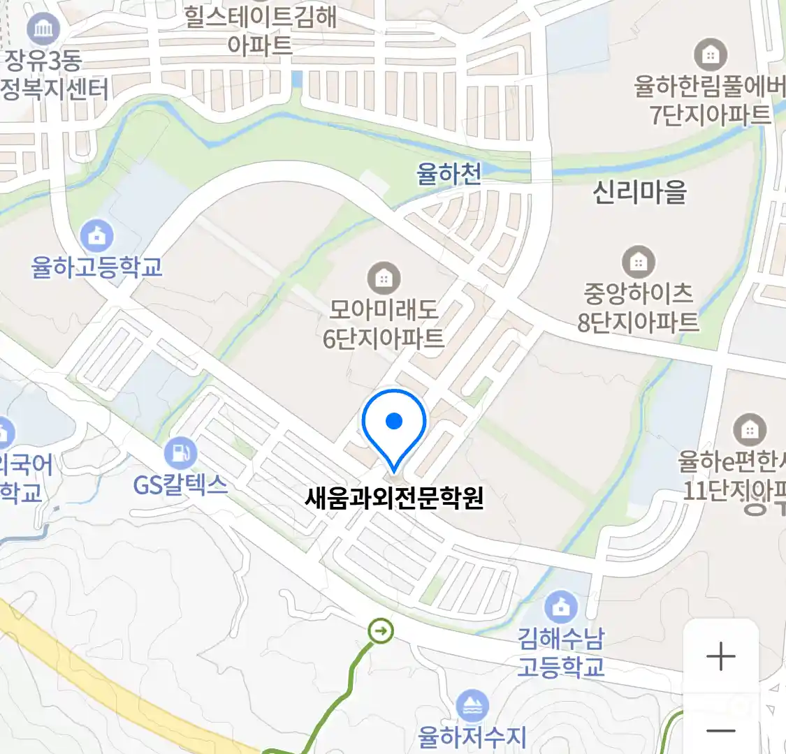 새움과외전문학원 위치