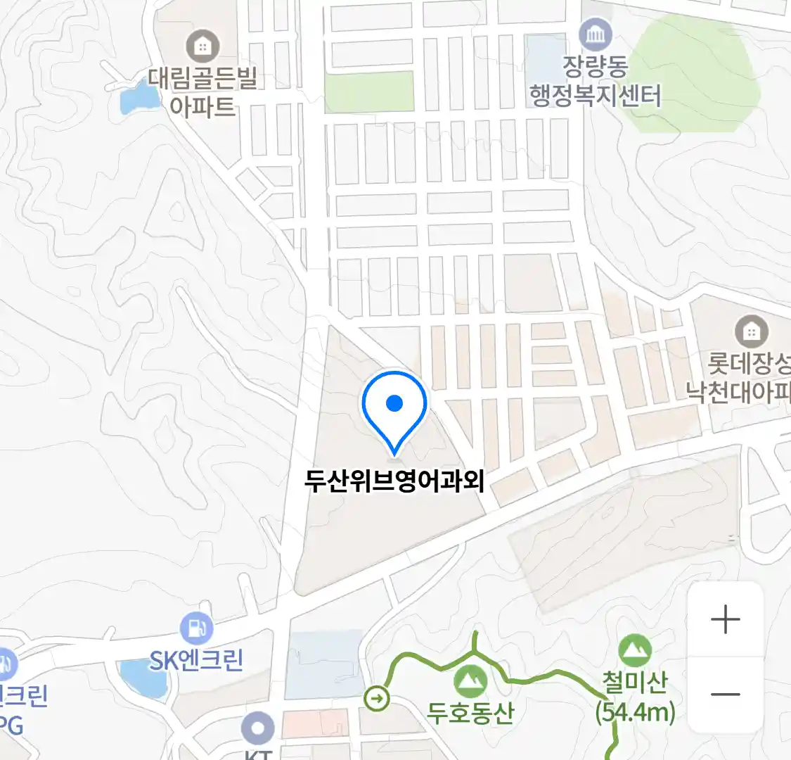 두산위브영어과외 위치