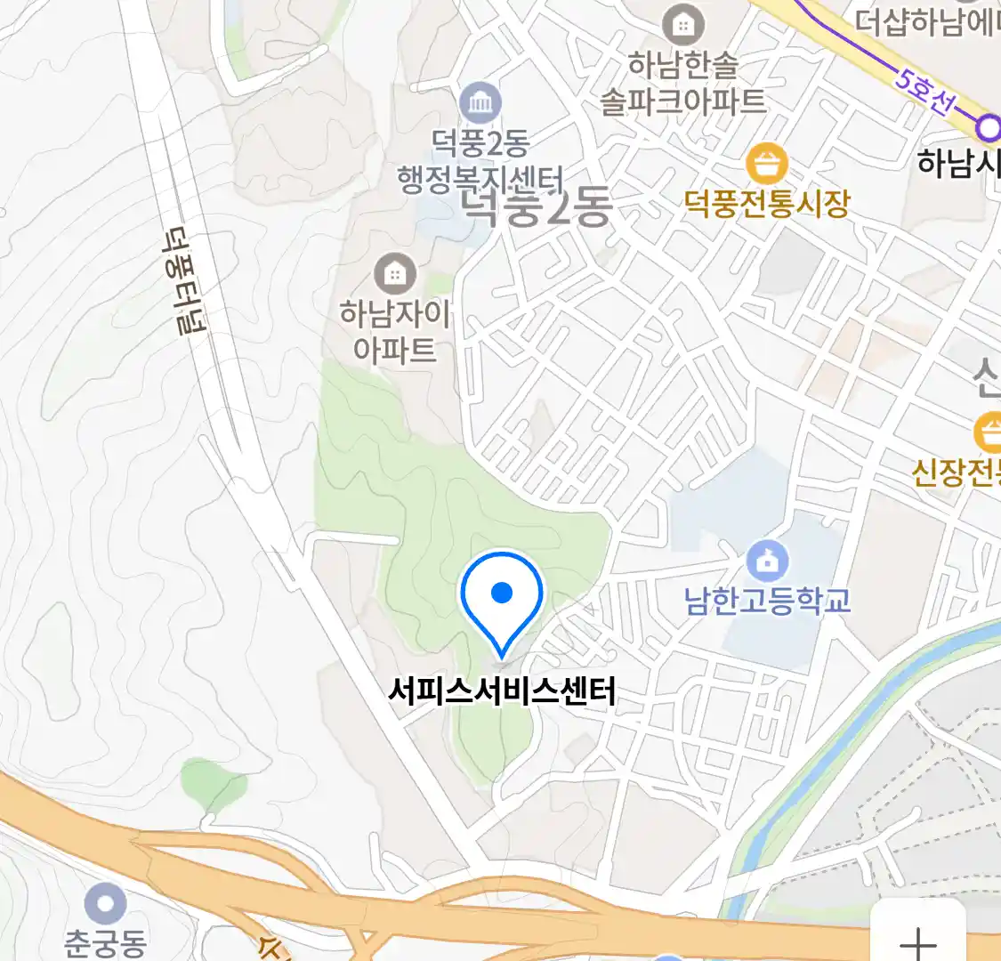 서피스서비스센터 지도
