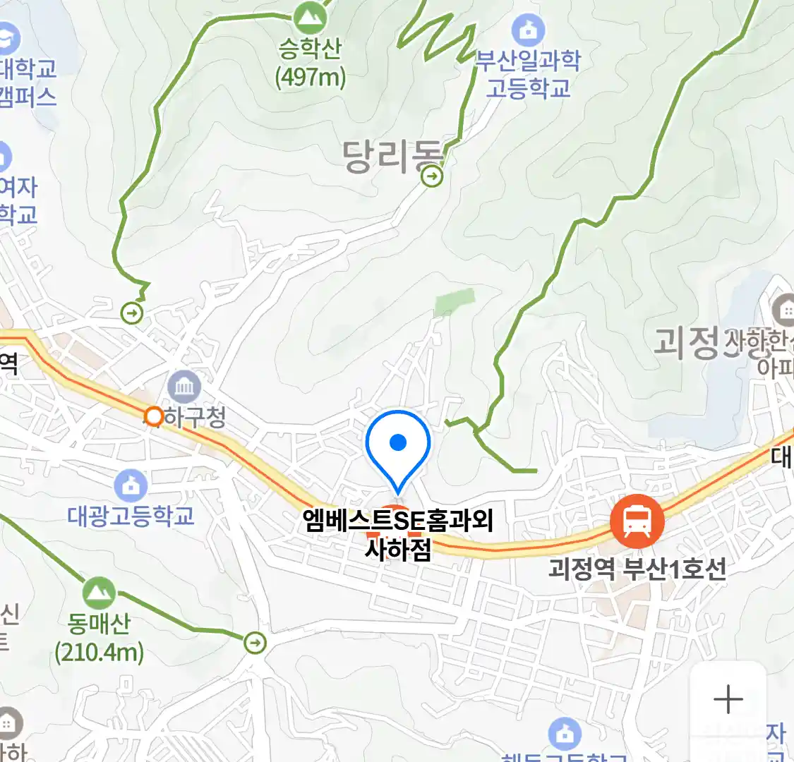엠베스트SE홈과외 사하점 위치