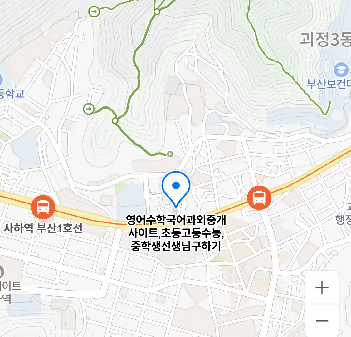 영어수학국어과외중개사이트(괴정동) 위치